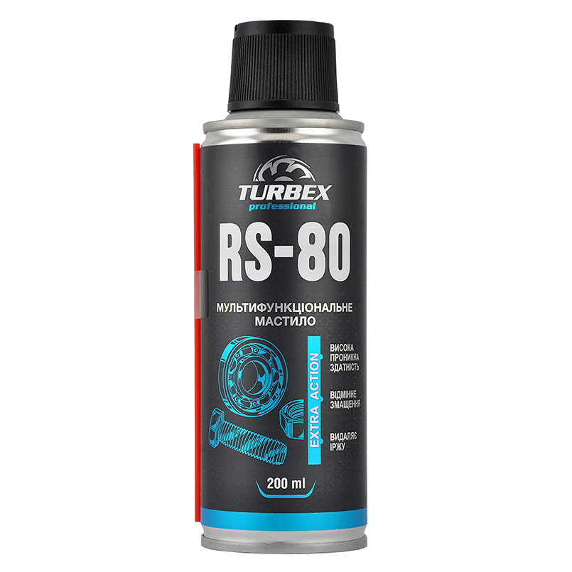 Змазка багатофункціональна Turbex RS-80 Multifunctional Lubricant 200мл